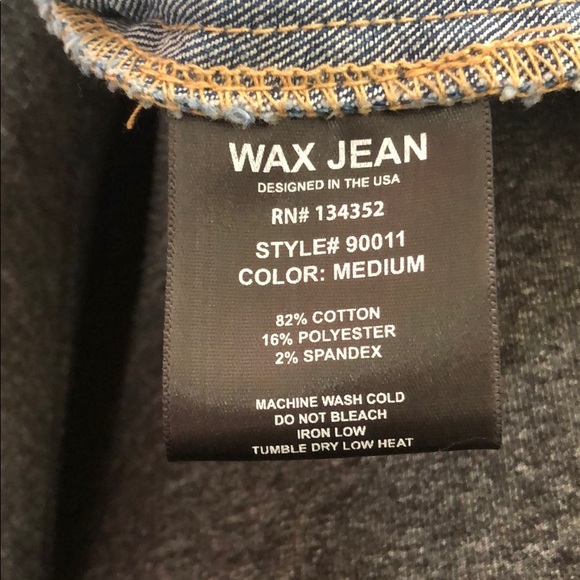 Teen/Juniors Jean Vest - Picture 3 of 3